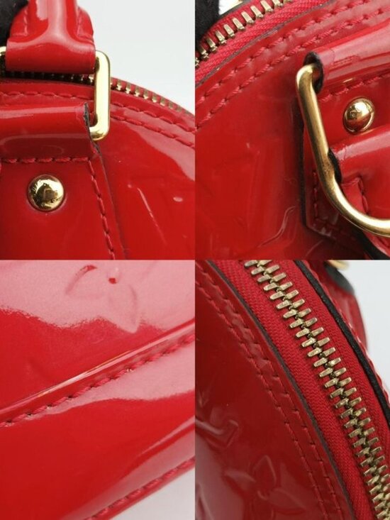 Louis Vuitton Alma BB Cerise Vernis Belt